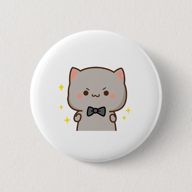 Mochj Cat - MS2 Button (Vorderseite)