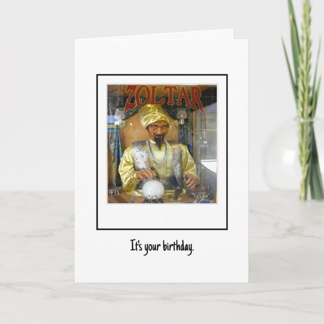 Möchten Sie Big Birthday Grußkarte Dankeskarte (Vorderseite)
