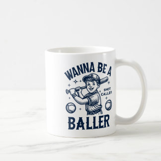 Möchten Sie ein Byller Shot Caller Retro Spiel Tag Kaffeetasse