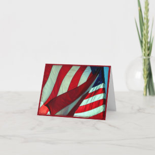 Möchten Sie eine Happy Veterans Day Note Card Dankeskarte