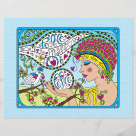 Möchten Sie Peace_Flat Paper Sheet 11" x 8,5"