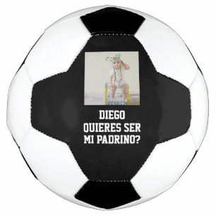 Möchtest du mein Pate sein? Taufpaten-Vorschlag Fu Fußball