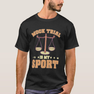Mock-Prozess ist mein Sportrecht-Schuldebüt T-Shirt