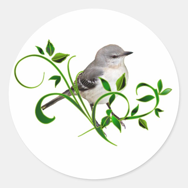 Mockingbird Beauty Runder Aufkleber (Vorderseite)