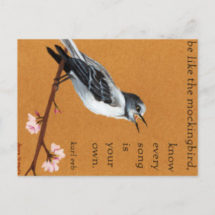 Mockingbird "Kennen Sie jedes Lied ist Ihr eigenes Postkarte