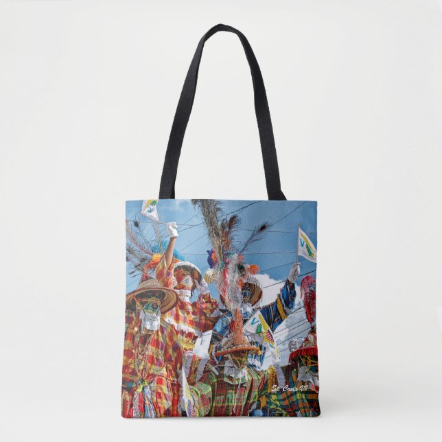 Mocko Jumbies Jungfrau Islands Flags St. Croix VI Tasche (Vorderseite)