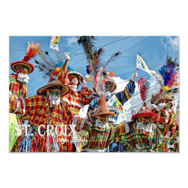 Mocko Jumbies USVI Fotodruck (Vorne)