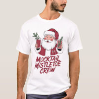 Mocktail-Mistelzweig Nüchterner Santa-Crew