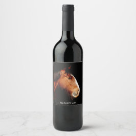 Mockup Elegante Rossi Gedeckter Wasserpark Califor Weinetikett