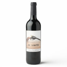 Mockup Six Shooter Custom Wine Labels