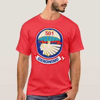 Mod1 Geronimo 501. Parachute Infanterie T-Shirt