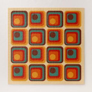 Mod 1970er Jahre Retro-Geometrisches Design