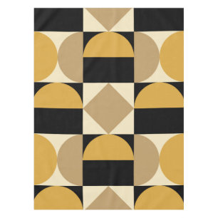 Mod 1970er Retro-Stil geometrisches Design Tischdecke