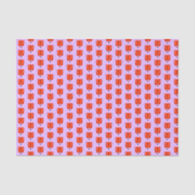 Mod Art Heart Seidenpapier (Vorderseite)