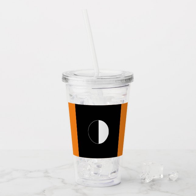 Mod Art Shapes Acryltrinkbecher (Vorderseite Ice)