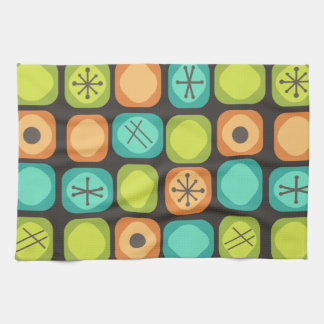 Mod Art Soft Cubes Multicolored aus den 50er Jahre Geschirrtuch