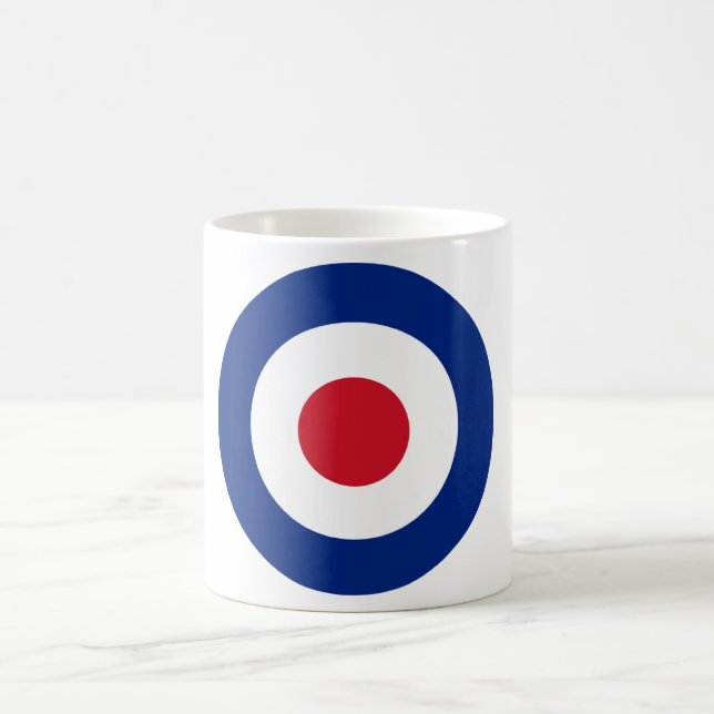 MOD Bleu Rouge et Blanc café Mug | Cadeaux MOD (Centre)