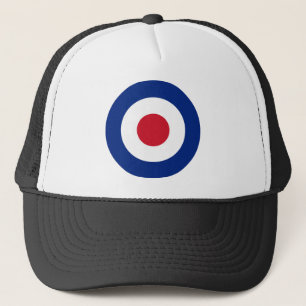 MOD Blue Red and White Baseball Cap   MOD Geschenk Truckerkappe