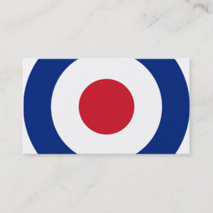 Mod Blue Red and White Business Cards   MOD Gesche Visitenkarte