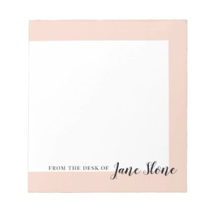 Mod Blush Border Notizblock