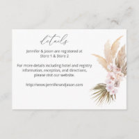 MOD Boho Pampas Grass Beach Floral Details LG
