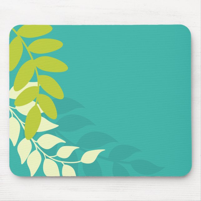 Mod-buntes Blätter Mousepad (Vorne)