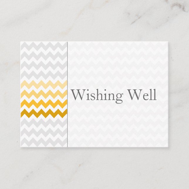 Mod chevron jaune ombre désirant bien des cartes (Devant)
