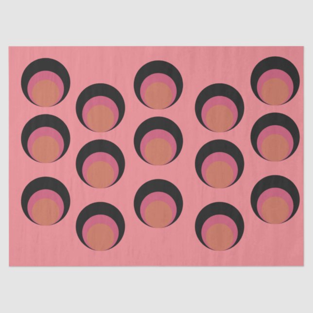 Mod Circles Seidenpapier (Vorderseite)