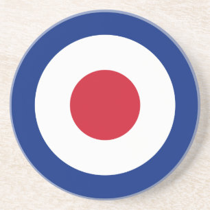 Mod - Classic Roundel - Ziel für das Bogenschieß Getränkeuntersetzer