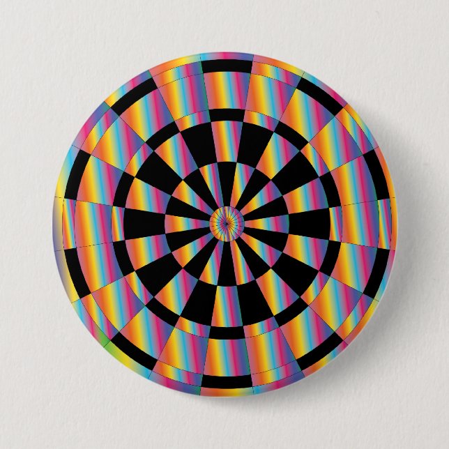 Mod Dartboard Button (Vorderseite)