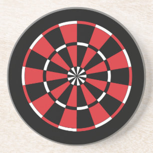 Mod Dartboard Sandstein Untersetzer