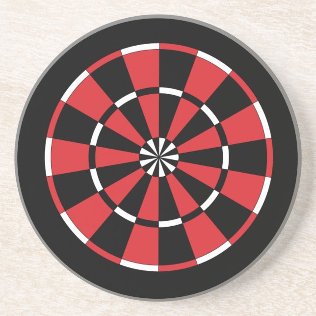 Mod Dartboard Sandstein Untersetzer (Vorne)