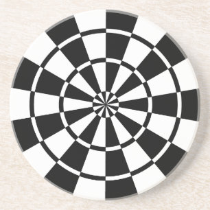 Mod Dartboard Sandstein Untersetzer
