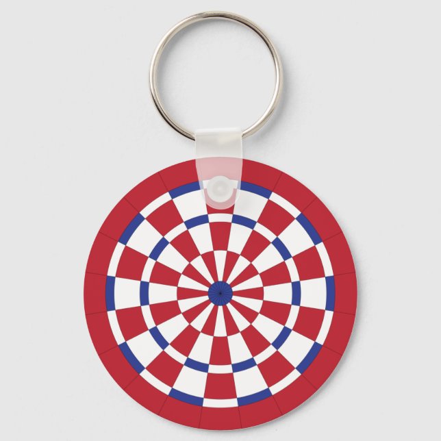 Mod Dartboard Schlüsselanhänger (Vorderseite)
