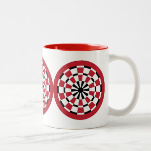 Mod Dartboards Zweifarbige Tasse