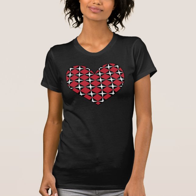 Mod Diamond Heart T-Shirt (Vorderseite)