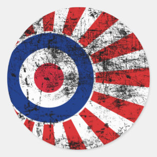 Mod Eine Mod Deiner Wahl auf eine Roundel Runder Aufkleber