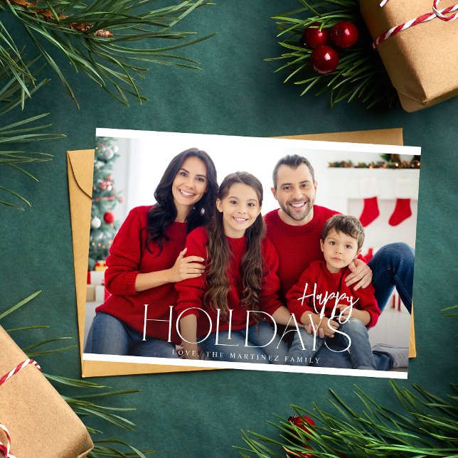 MOD Ele Minimalistisch Happy Holidays Foto (Von Creator hochgeladen)