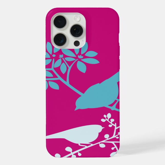 Mod Farbenfrohe Vögel iPhone Hülle (Rückseite)