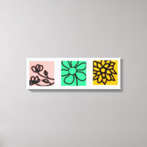 Mod Floral Art Set