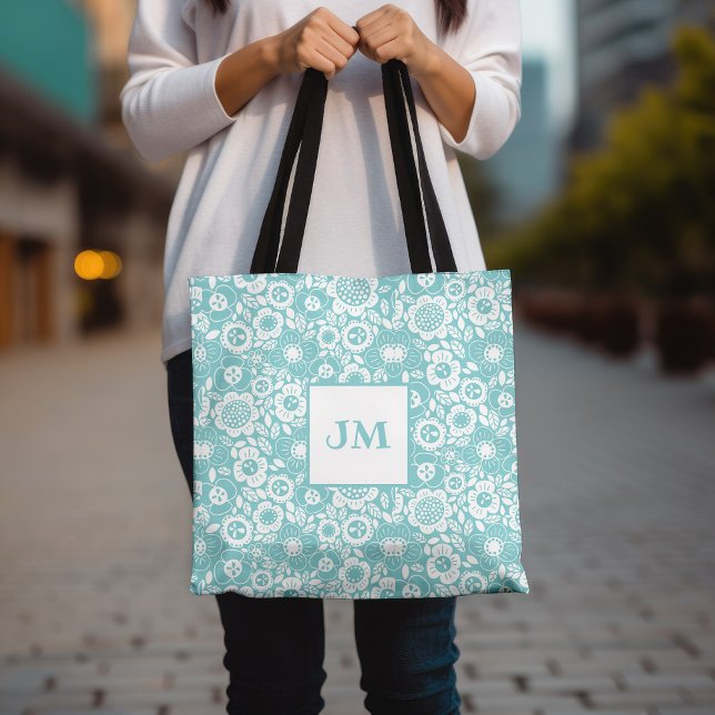 Mod Floralmuster mit Initialen Tasche (Von Creator hochgeladen)