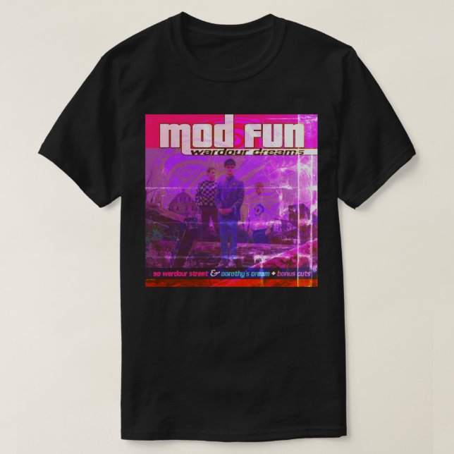MOD FUN Wardour Dreams Artwork T-shirt couleur fon (Design devant)
