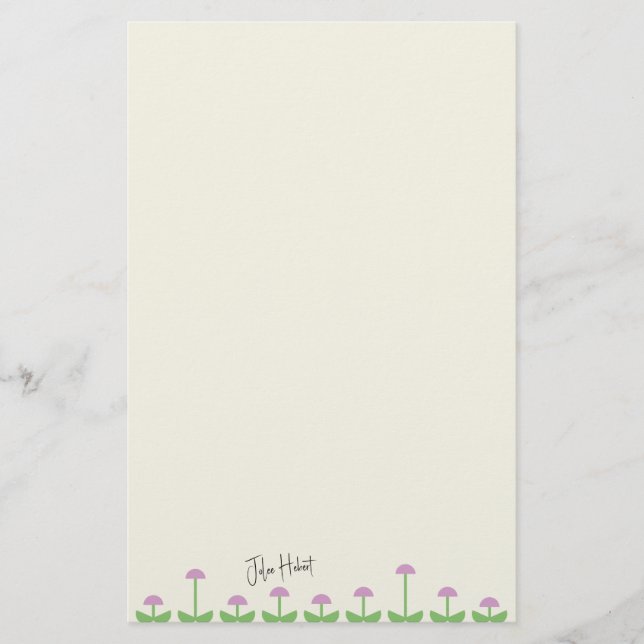 Mod Garden Briefpapier (Vorderseite)