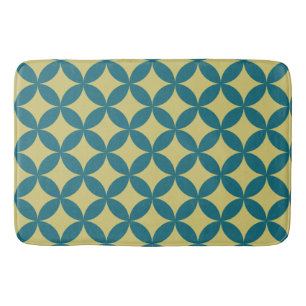 Mod geometrischer Retro aus dem Mittelalter Modern Badematte