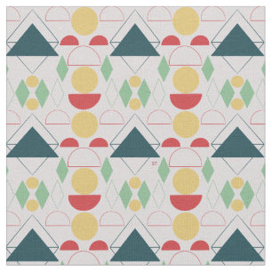 Mod Gray Geometric Stoff
