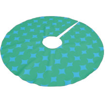 Mod Green und Blue Geometric Muster des mittleren