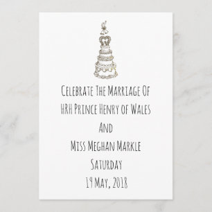 Mod Harry de hippie et faire-part de mariage de