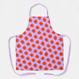 Mod Heart All-over Print Schürze, Mittel Schürze