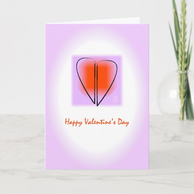 MOD Heart Liebe auf eine Sweet Person Valentine Ca Karte (Vorderseite)