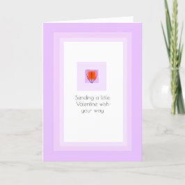 MOD Heart Liebe Sendet ein wenig Wish Valentine Karte